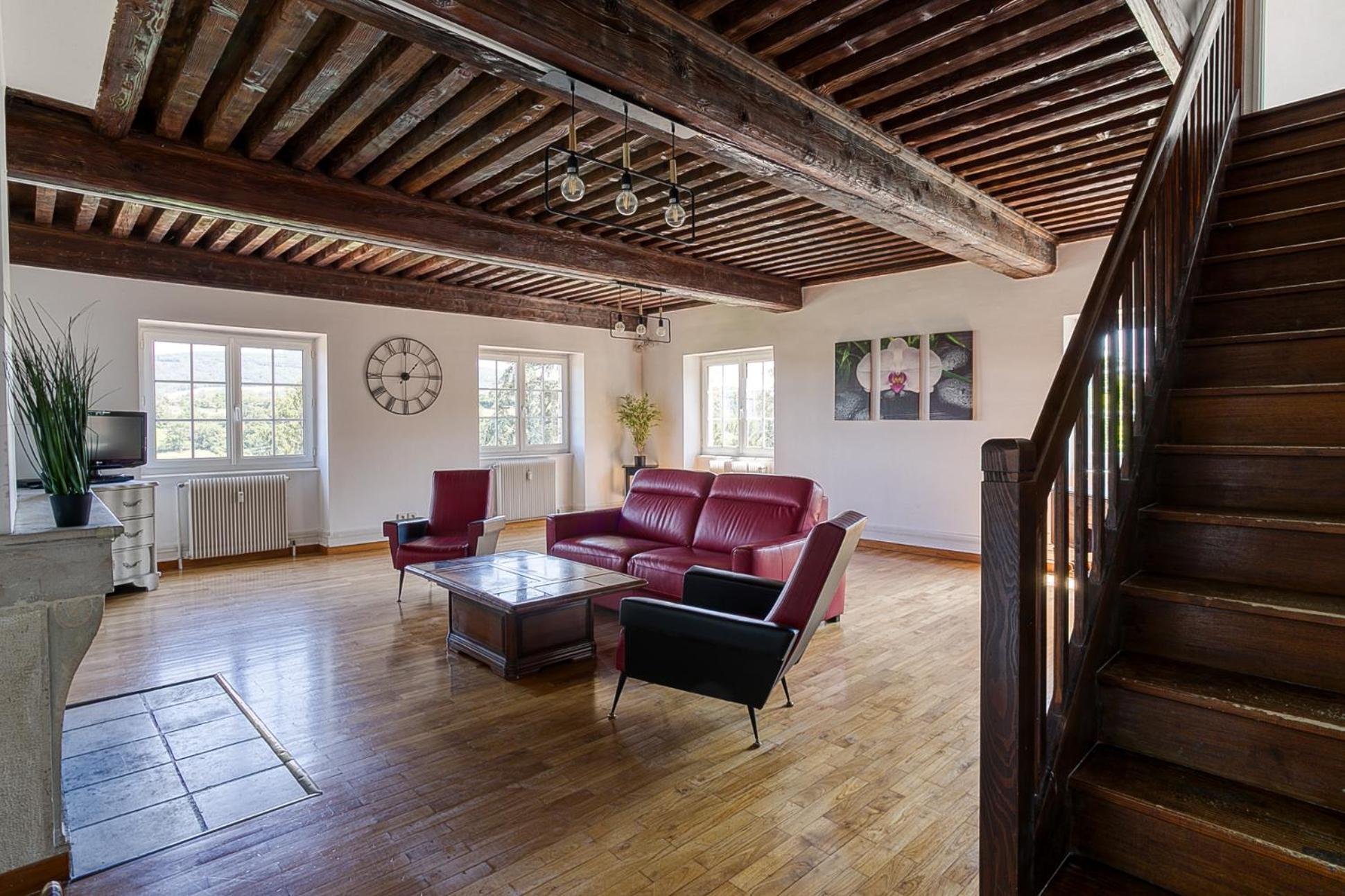 Sejourner Au Chateau De La Roue Grand Appartement Lissieu Екстер'єр фото